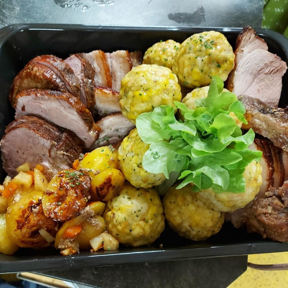 Schweinsbraten Sinnlehen Alm