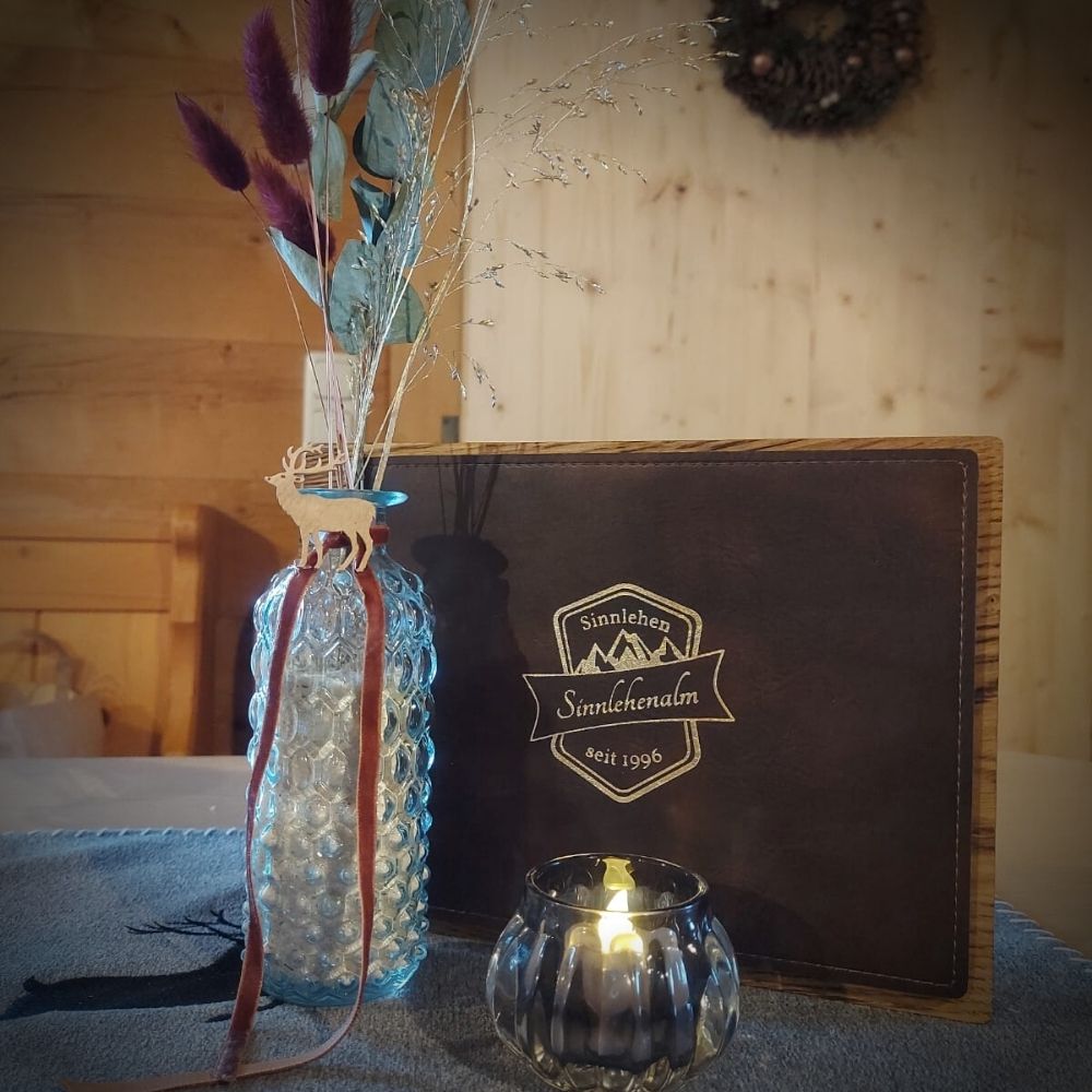 Speisekarte Sinnlehen-Alm