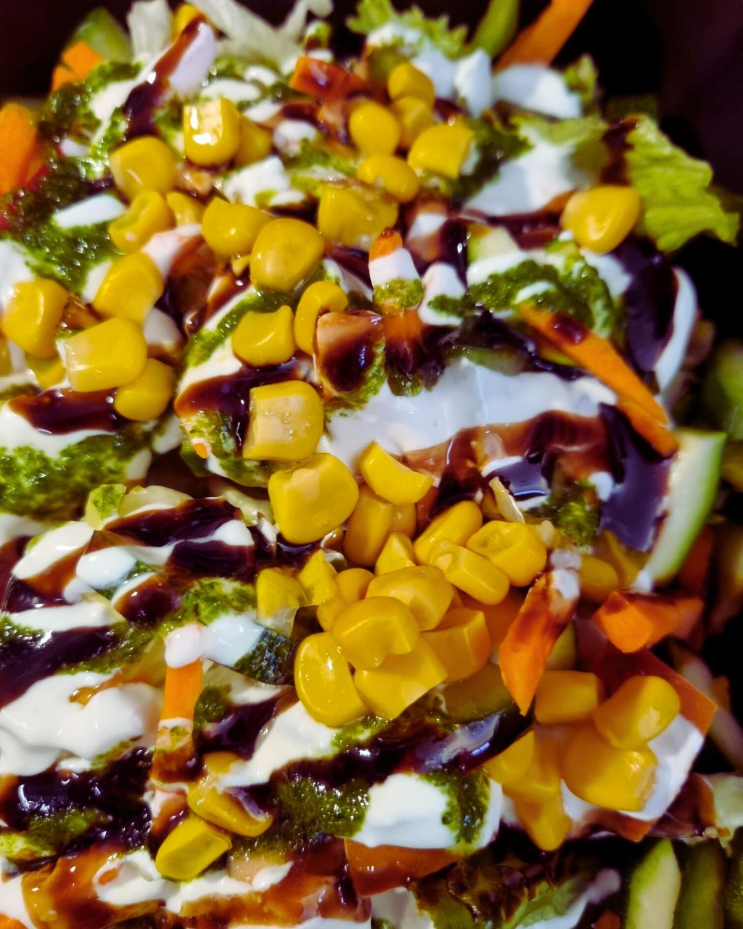 Gemüsegericht mit Mais