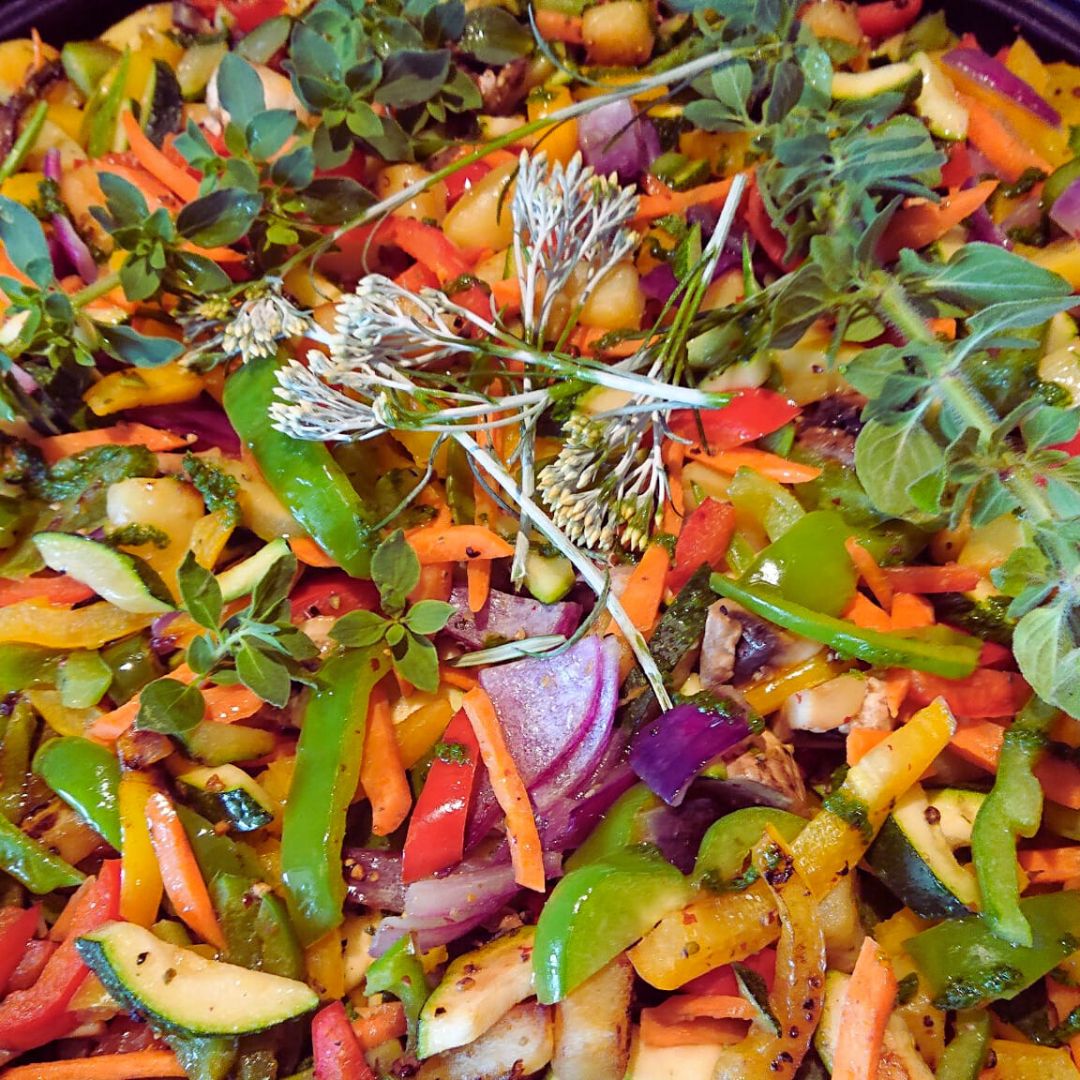 Bunte Gemüse-Variation