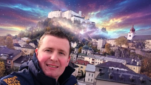 Unipark Salzburg Blick von der Dachterrasse